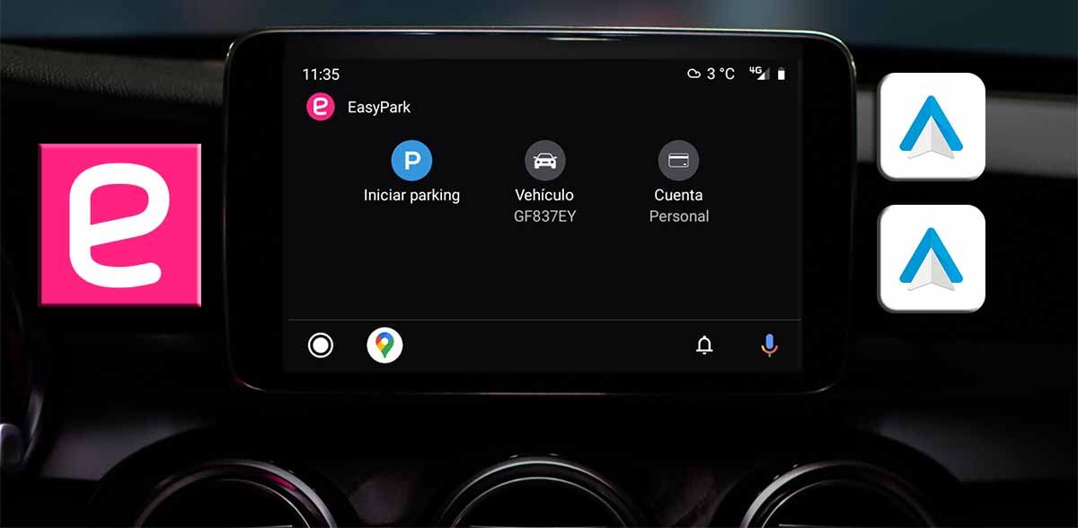 EasyPark Android Auto aparcar coche de forma sencilla