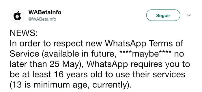 Edad uso WhatsApp