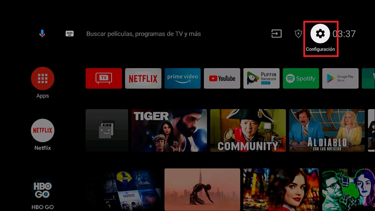 Eliminar Apps Android TV