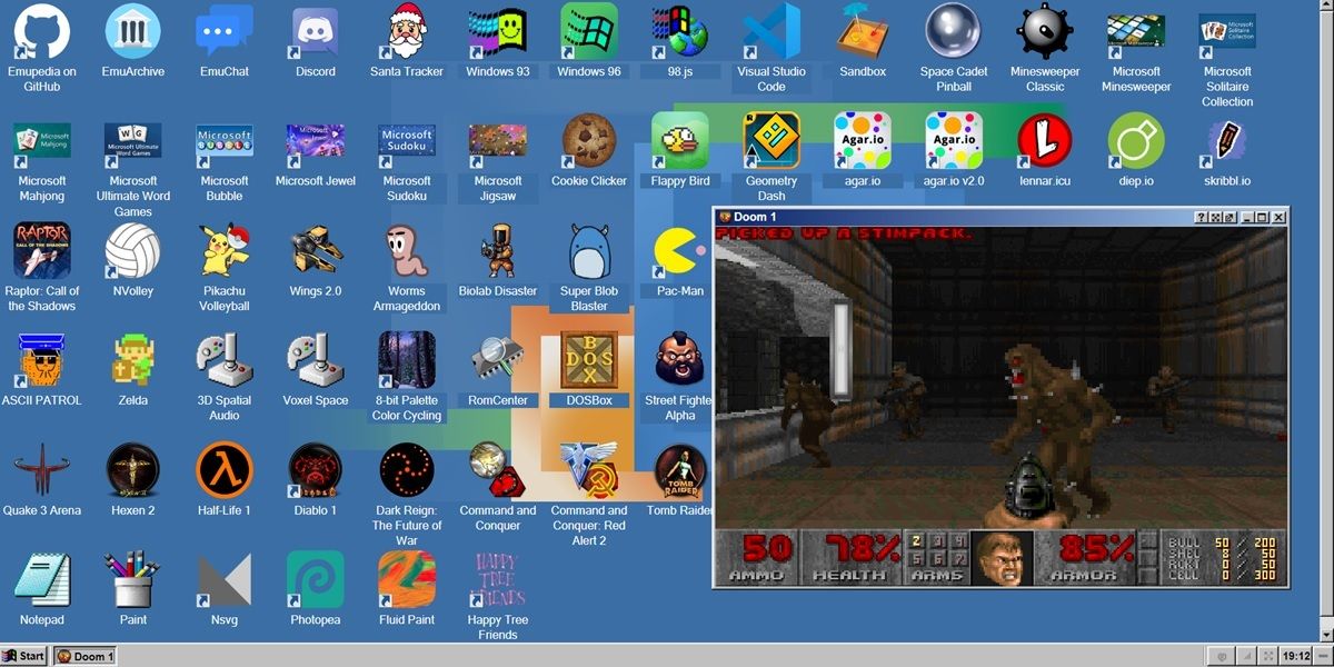 EmuOS la web para jugar gratis un monton de juegos retro sin descargar nada