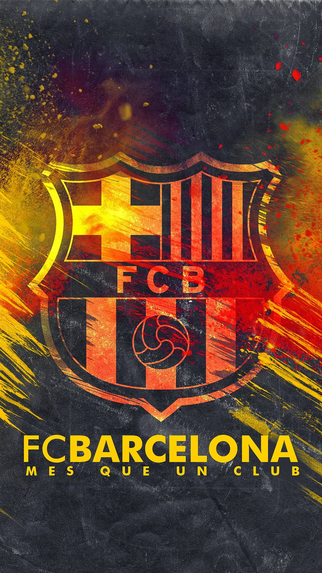 Escudo FC Barcelona rojo
