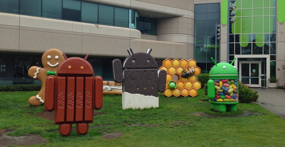 Estatuas versiones Android
