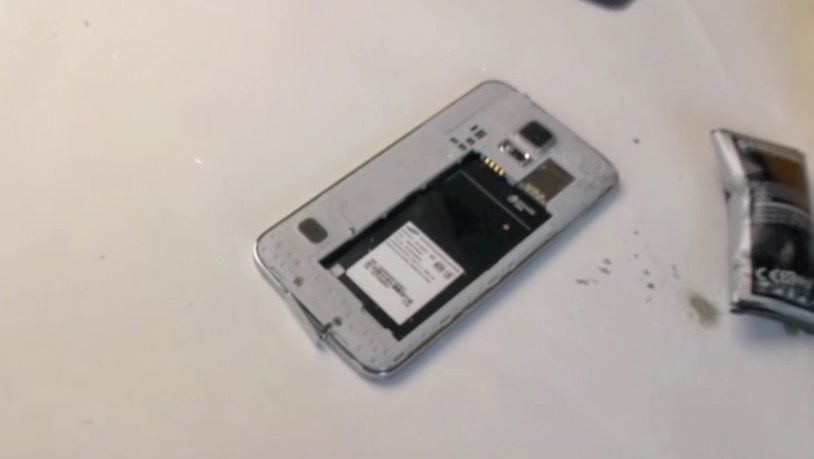 Explota batería Galaxy S5