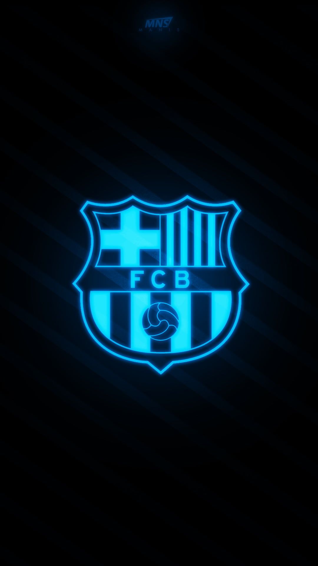 FC Barcelona escudo neon