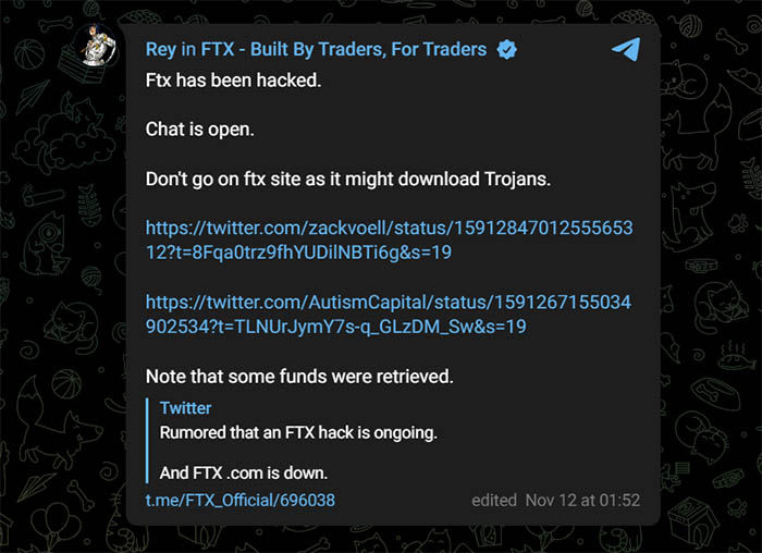 FTX ha sido hackeada