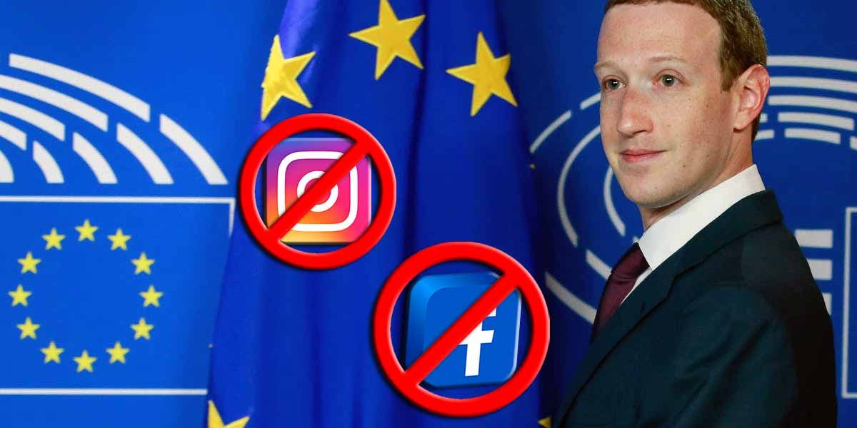 Facebook e Instagram podrían cerrar en Europa
