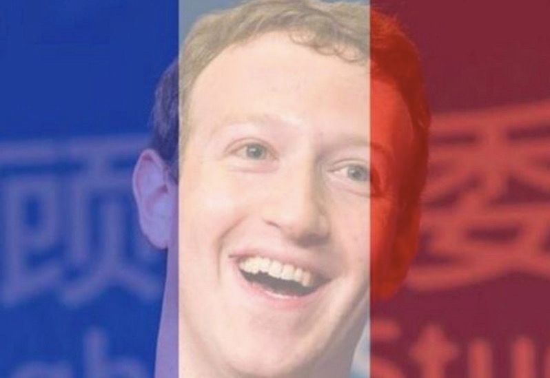 Facebook recibe críticas por la bandera de Francia