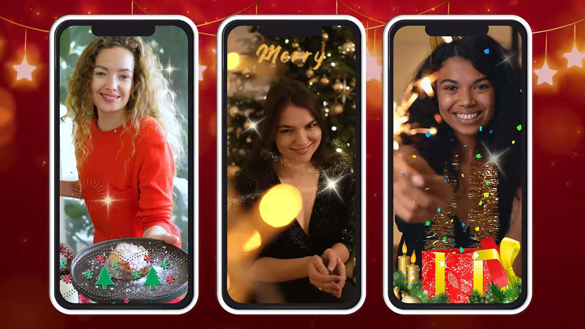Filtros Navidad para Vídeos, dale un toque de magia navideña a tus vídeos