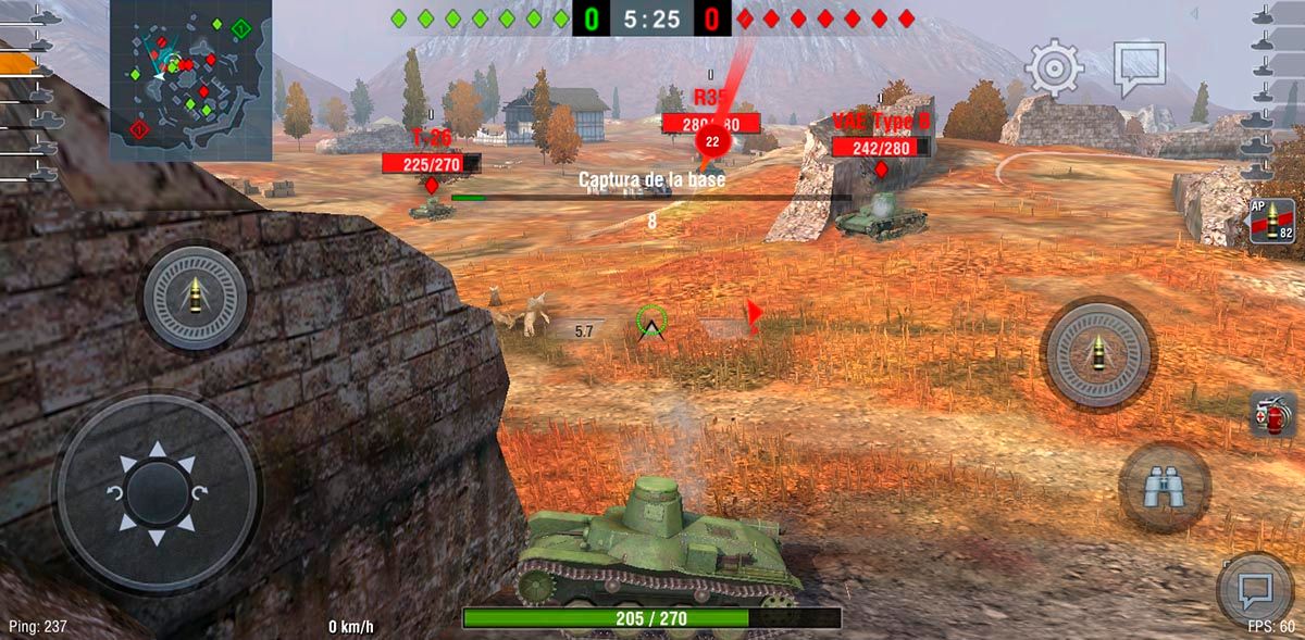 Flanquear enemigos World of Tanks Blitz