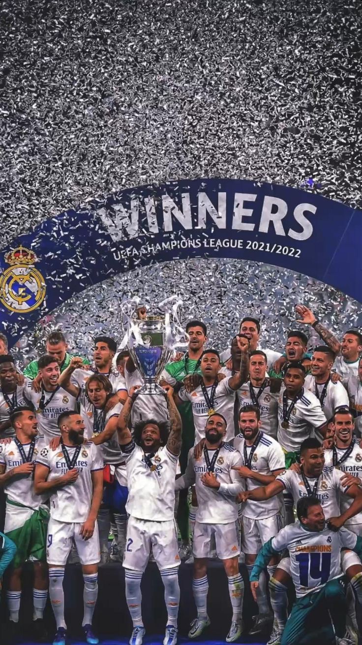 Fondo de copas Real Madrid Ganadores
