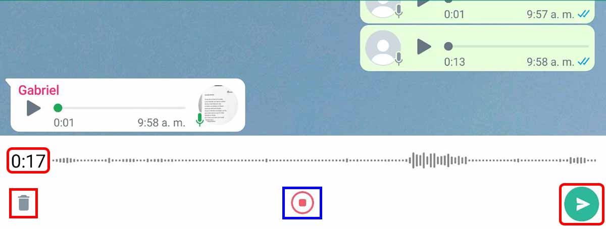 Función WhatsApp escuchar notas de voz antes de compartir