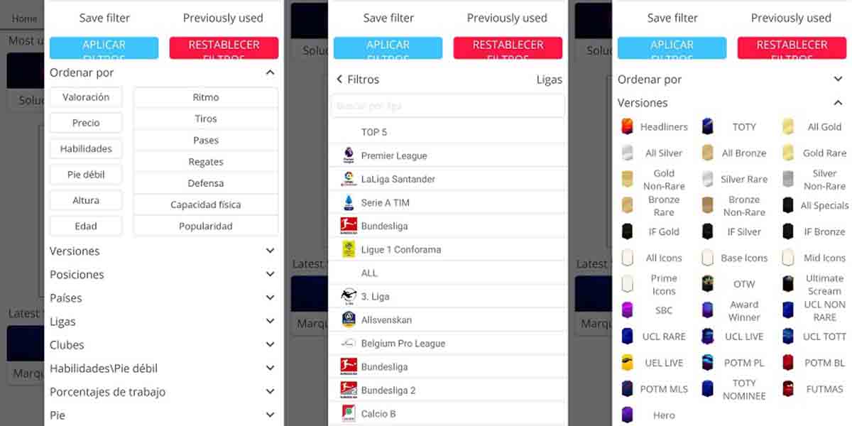 Futbin la app para tener el mejor equipo en FIFA