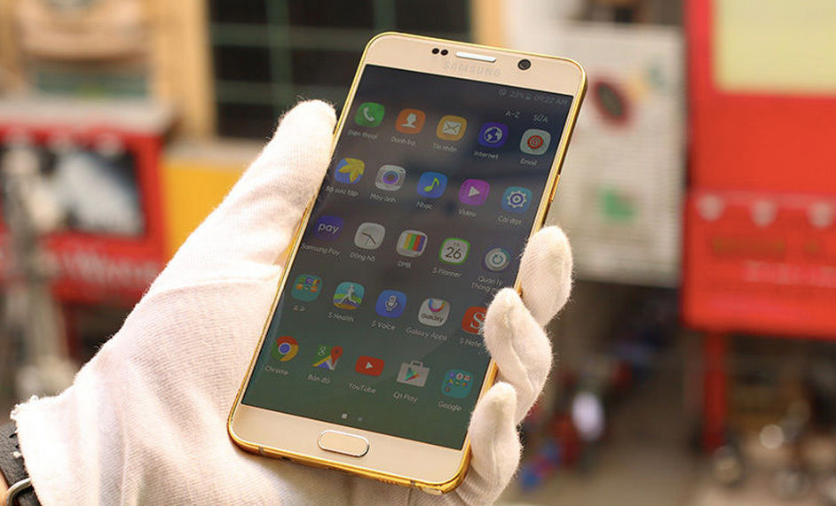 Galaxy Note 5 en oro de 24K por 1450 dólares