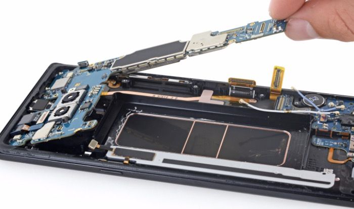 Galaxy Note 8 facil de reparar