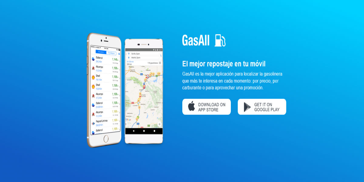 Gasall app para encontrar gasolineras