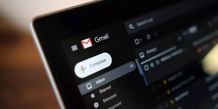 Gmail modo oscuro