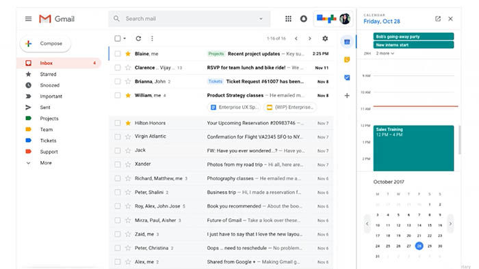 Gmail tiene un nuevo diseño