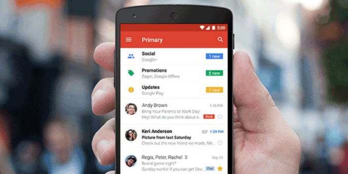 Gmail volver a version anterior Android