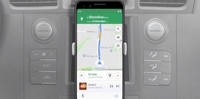 Google Assistant modo conduccion en pantalla de moviles
