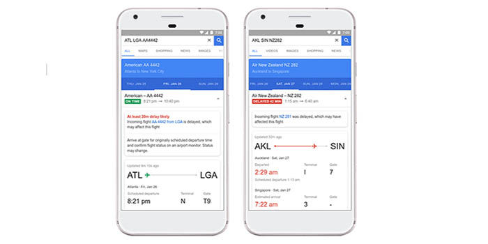 Google Flights predecira el retraso de tu vuelo