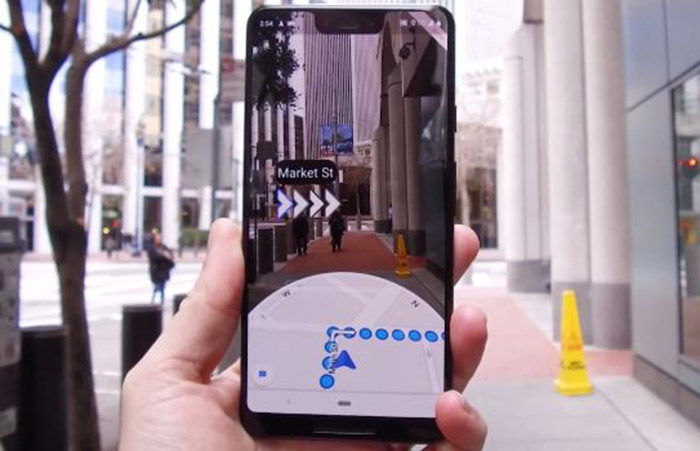 Google Maps realidad aumentada