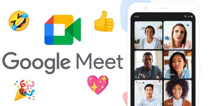 Google Meet anade emojis de reaccion y fondos de 360 grados
