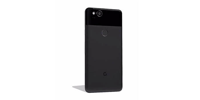 Google Pixel 2 negro trasera