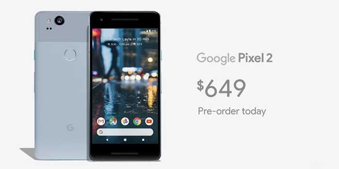 Google Pixel 2 oficial