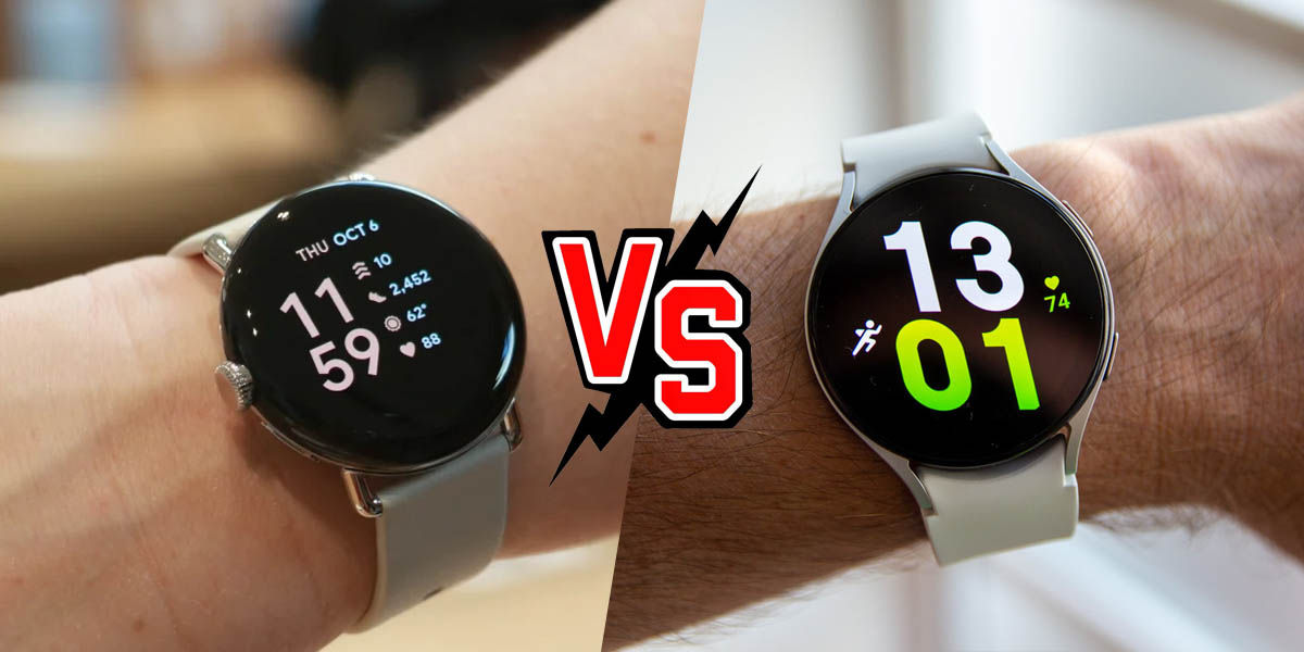 Google Pixel Watch versus Samsung Galaxy Watch 5 comparativa