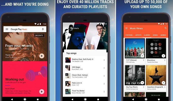 Google Play Music permite seleccionar velocidad de descarga en redes WiFi