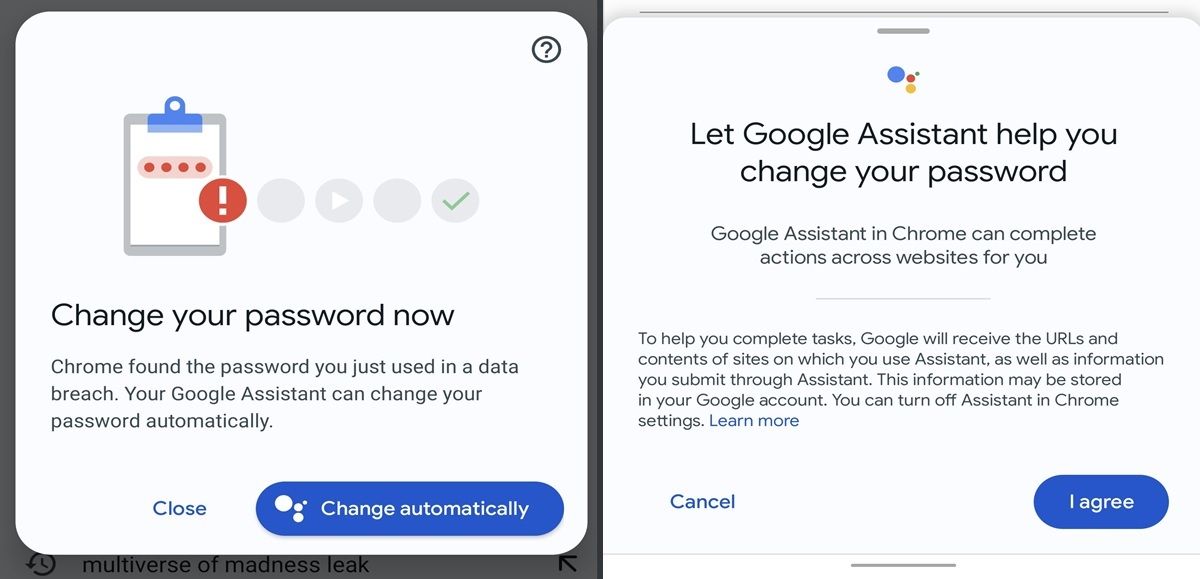 Google estrena el cambio automatico de contrasenas en Chrome
