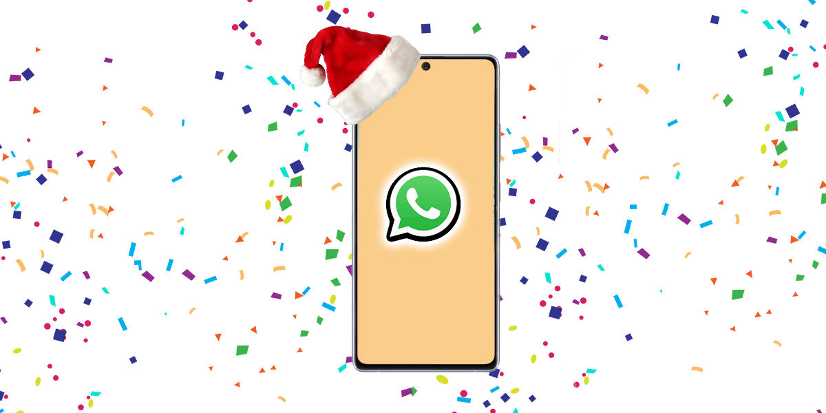 Como activar el modo navideño de whatsaap