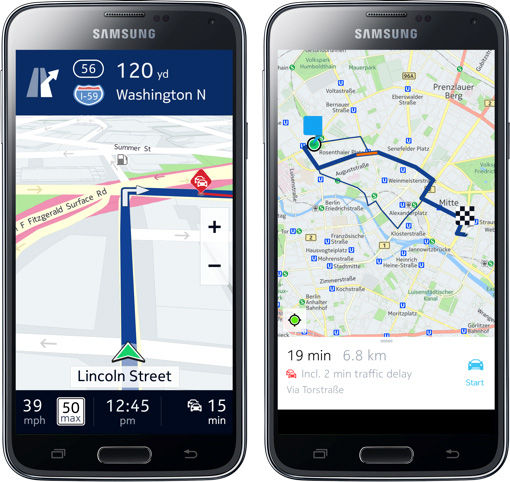 Aplicación Here Maps de Nokia disponible para Android y Windows Phone