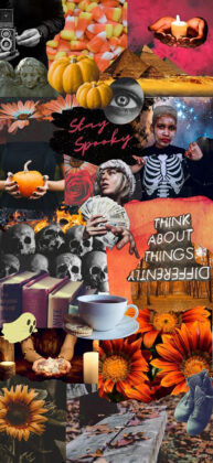 Halloween collage aesthetic 4