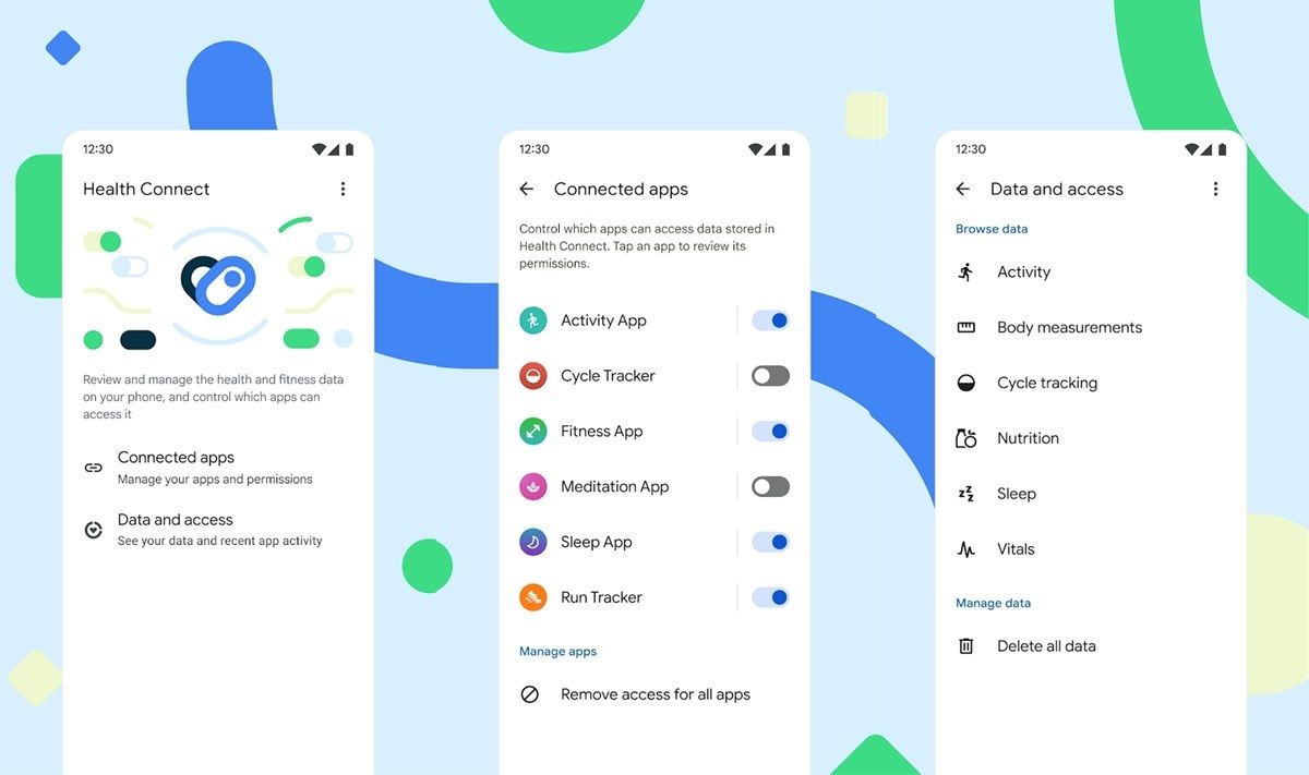 Health Connect la nueva app do Google que sincroniza todos os seus dados deportivos