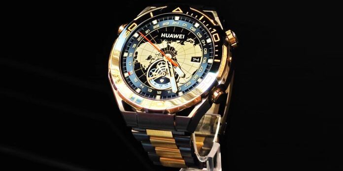 Huawei Watch Ultimate Gold Edition un smartwatch hecho con oro de 18K
