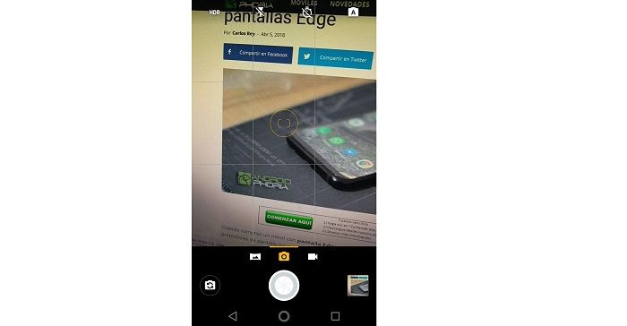 Iconos mejorados app Cámara Motorola