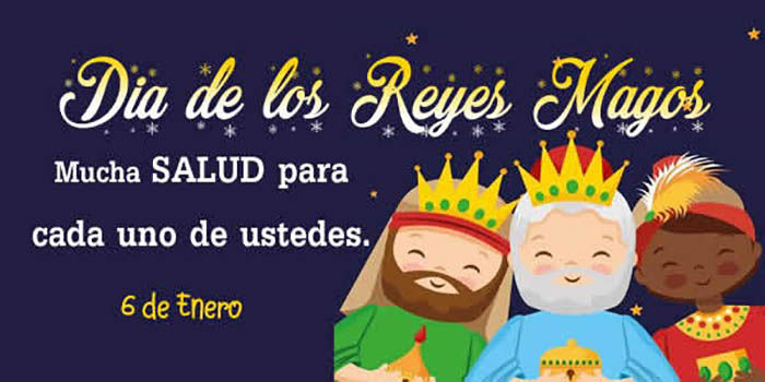 Imagen con una frase del Día de Reyes
