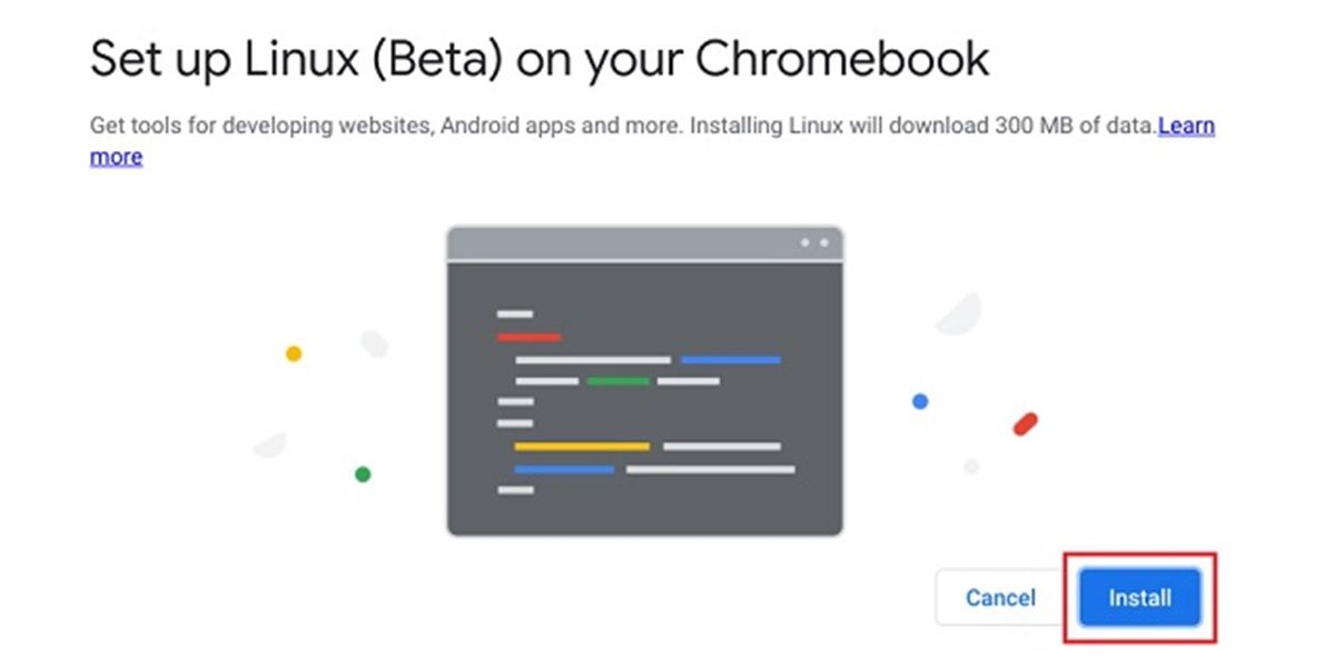 Instala Linux en el Chromebook