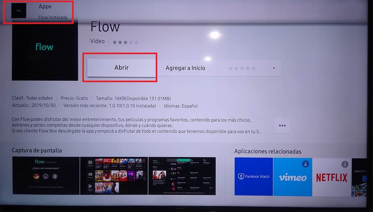 Instalar apps Samsung Smart TV Paso 5