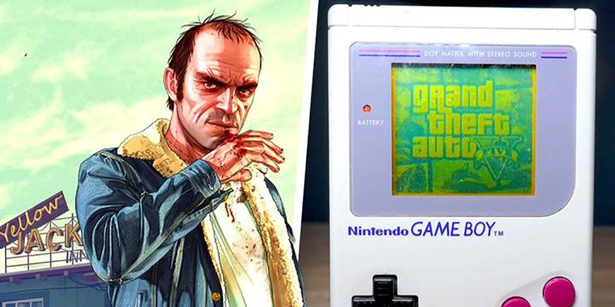 Jugar a GTA 5 en un Game Boy