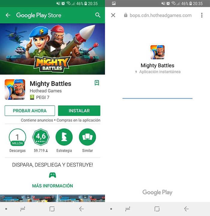 Jugar sin instalar Google Play
