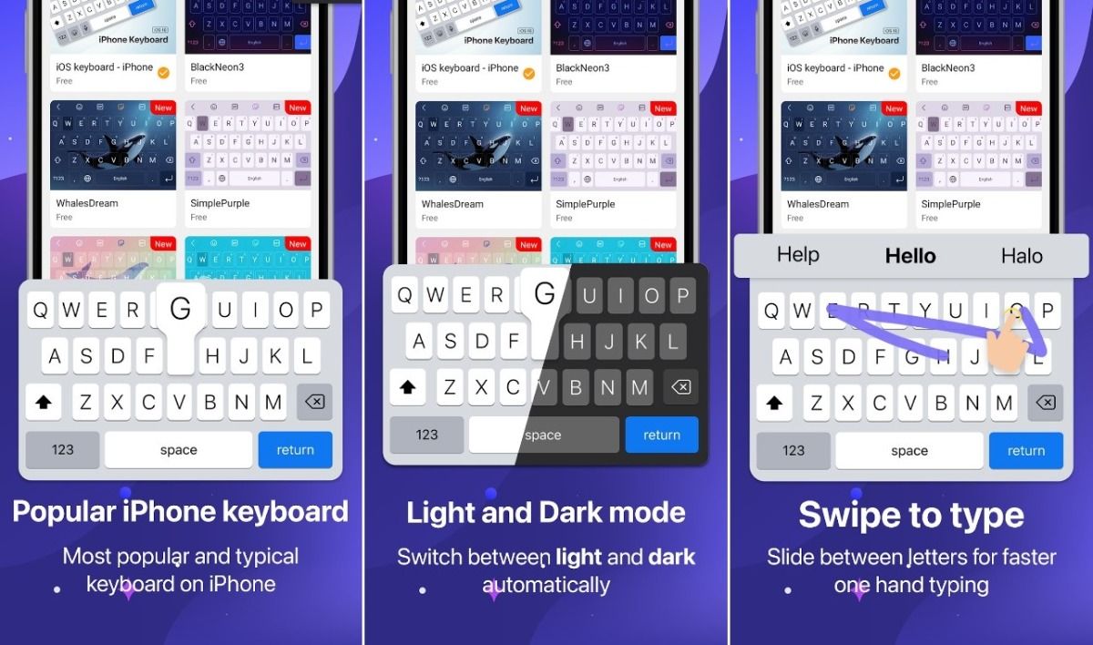Keyboard iOS 17 escritura de iPhone en Android