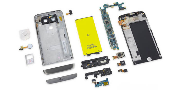 LG G5 desmontado