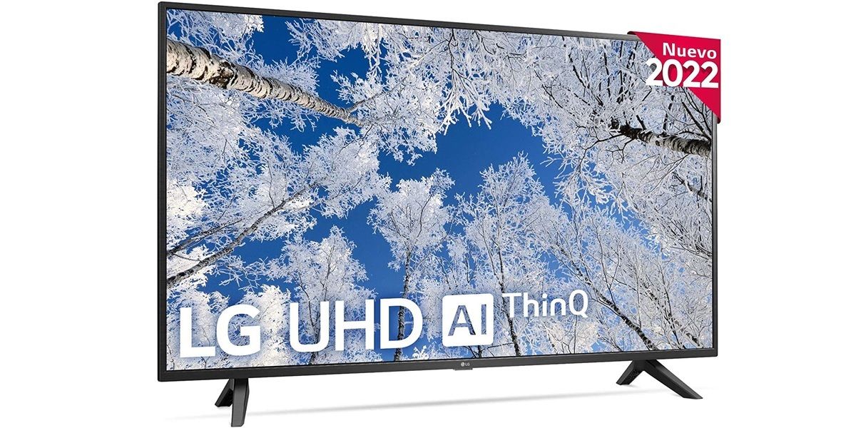 LG UHD 4K Smart ThinQ AI de 43 pulgadas