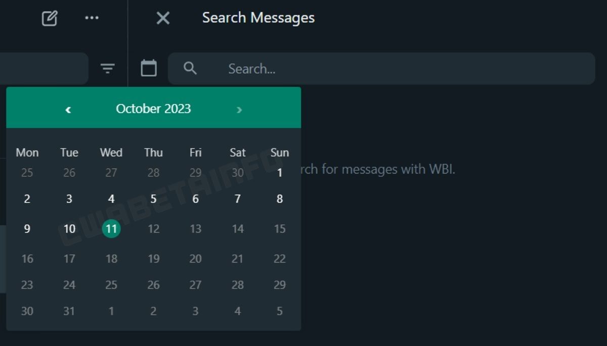 La busqueda de mensajes por fechas llegara pronto a WhatsApp Web