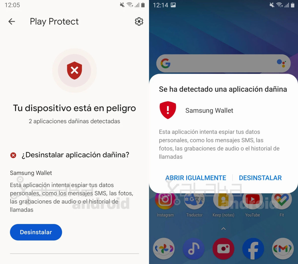 Las alertas de Google Play Protect sobre Samsung Wallet parecen ser un falso positivo