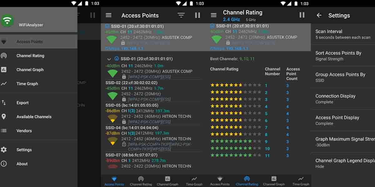 Las mejores aplicaciones para tener WiFi GRATIS WiFi Analyzer