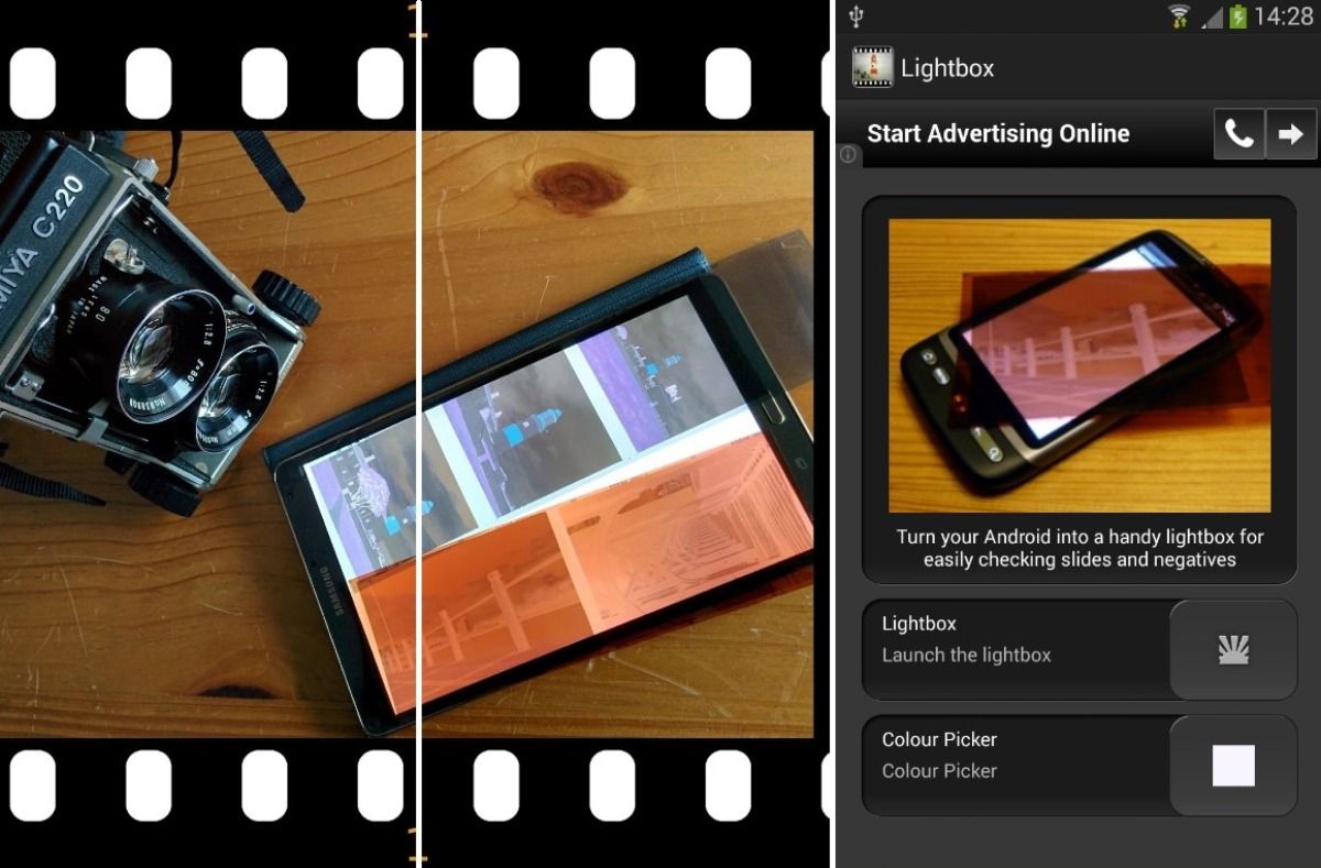 Lightbox convierte tu Android en una caja luminosa