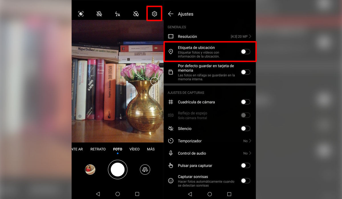 Limpia los metadatos EXIF de ubicación al hacer una foto con Android